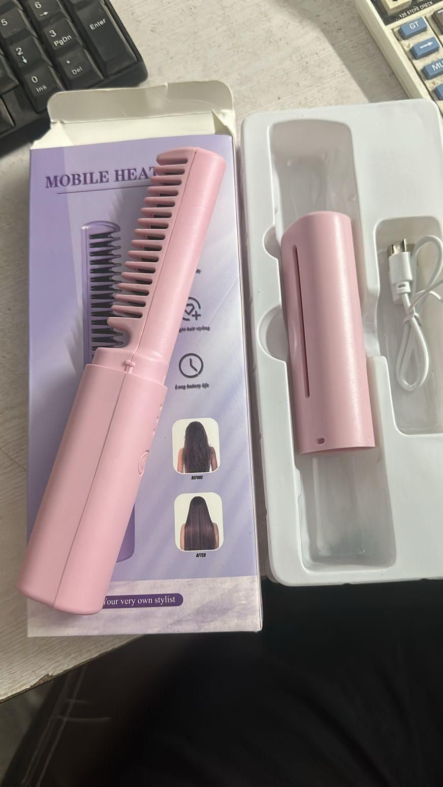 Mini Adjustable Hair Straightener
